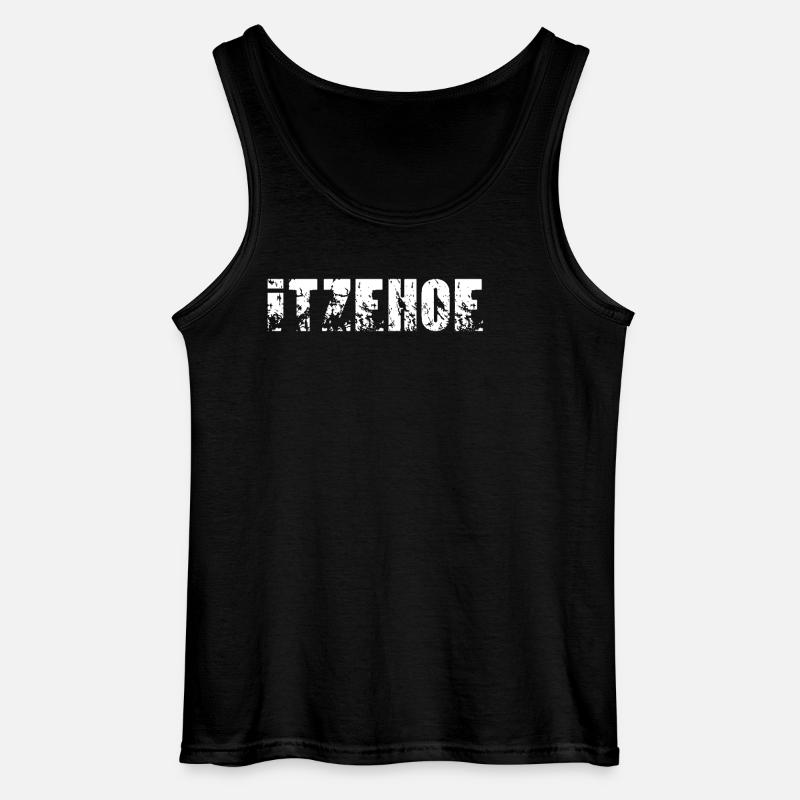 Itzehoe - Gildan Männer Tank Top - Schwarz
