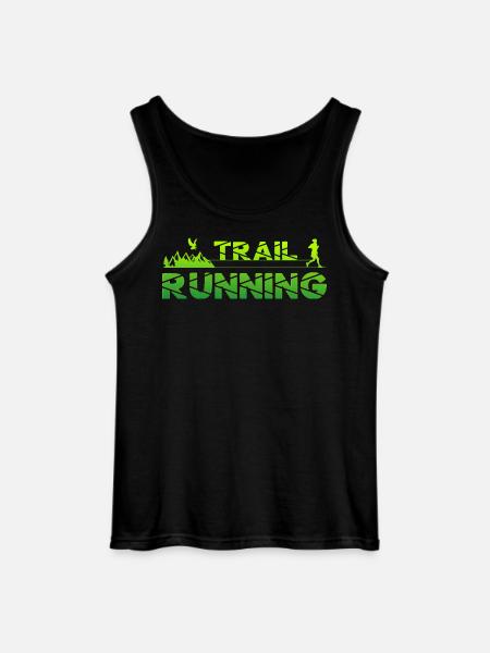 Trail Running Eagle Mountains Skog Sko Profil Grønn - Gildan singlet for menn - svart