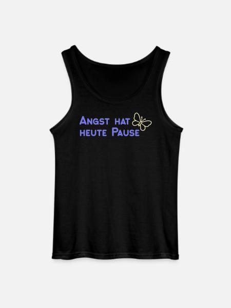 Angst hat heute Pause - Gildan Männer Tank Top - Schwarz