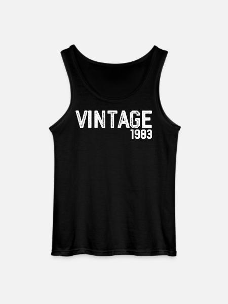 Jahrgang 1983 - Gildan Männer Tank Top - Schwarz