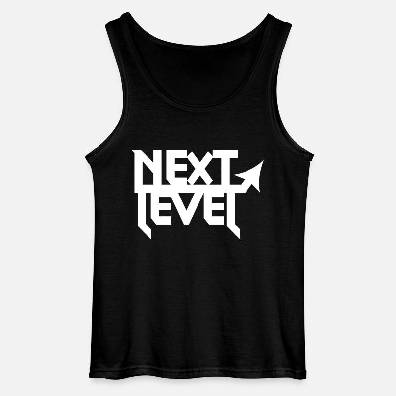 next level w - Gildan Männer Tank Top - Schwarz