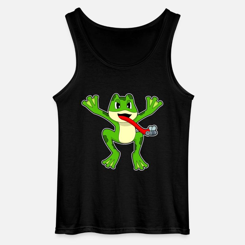 Frosch Fliege - Gildan Männer Tank Top - Schwarz