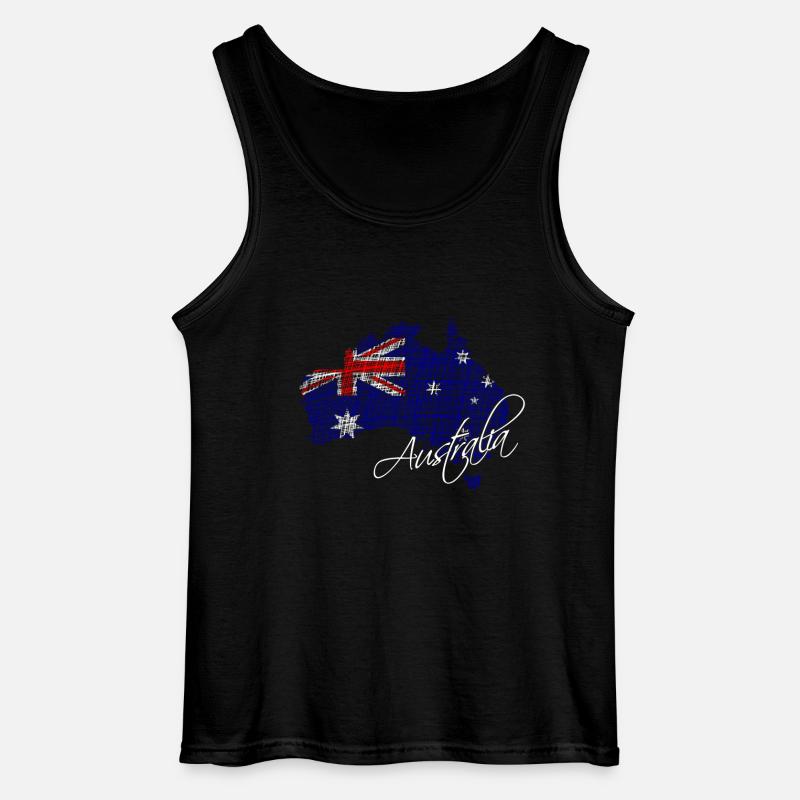 Australien - Australia - Gildan Männer Tank Top - Schwarz