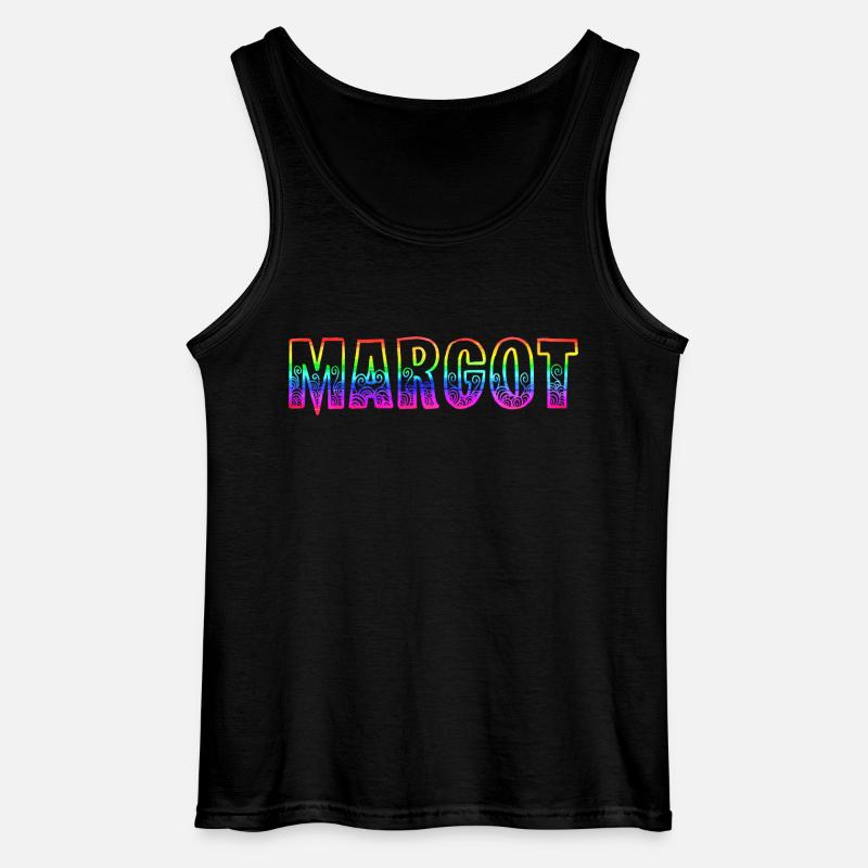margot rs regenbogen - Gildan Männer Tank Top - Schwarz