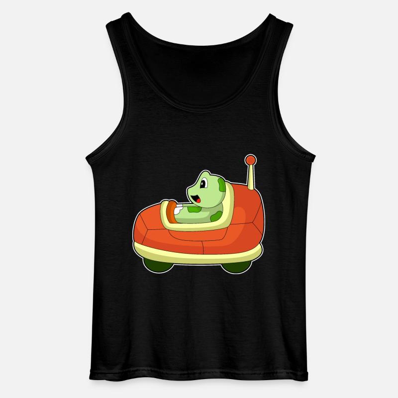 Turtle Car - Gildan Men’s Tank Top - black