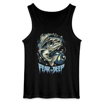 Tiefsee Räuber Angler Fisch - Gildan Männer Tank Top - Schwarz - Vorne - AI Model Male 185 dark (185cm)