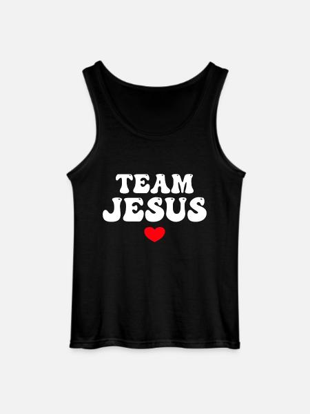 Team Jesus - Gildan Männer Tank Top - Schwarz