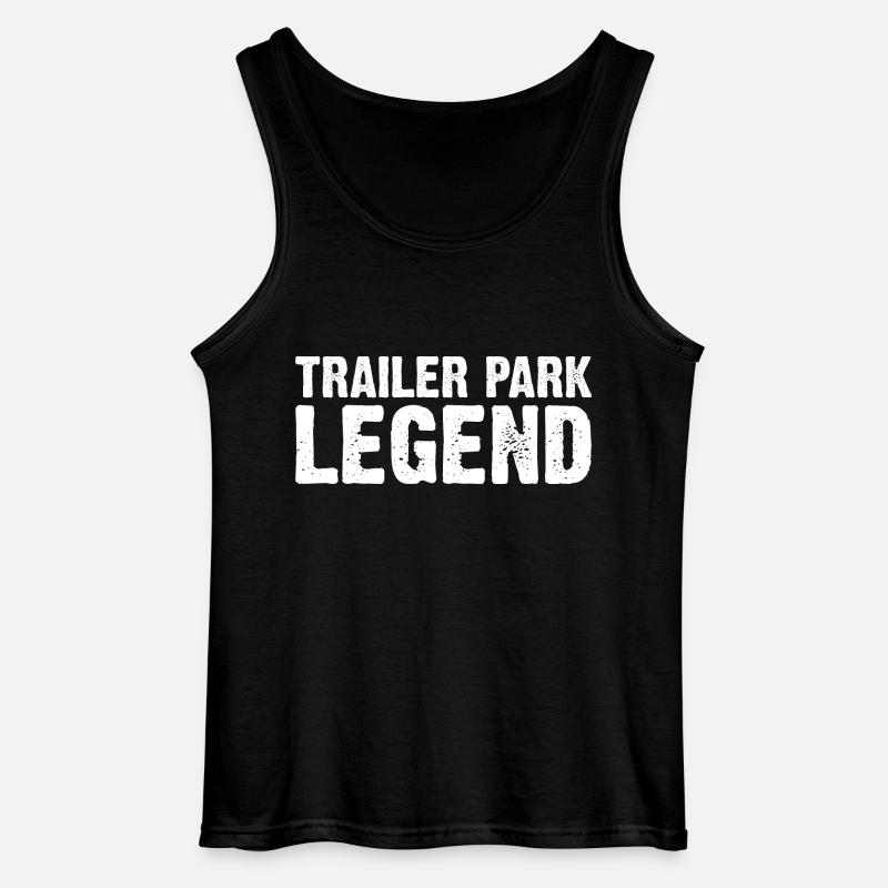 Trailer Park Legend - Gildan Männer Tank Top - Schwarz