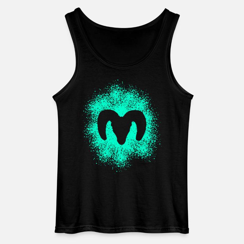 Dickhornschaf - Gildan Männer Tank Top - Schwarz