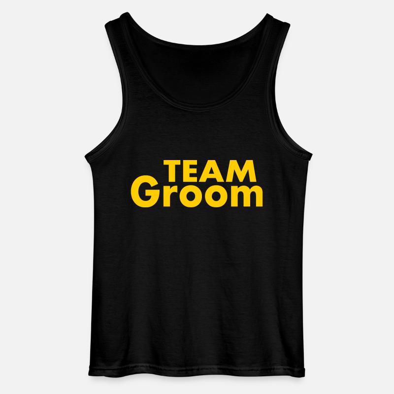Team groom - Gildan Männer Tank Top - Schwarz