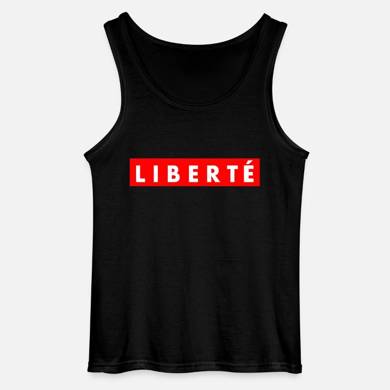 Liberté - Gildan Männer Tank Top - Schwarz