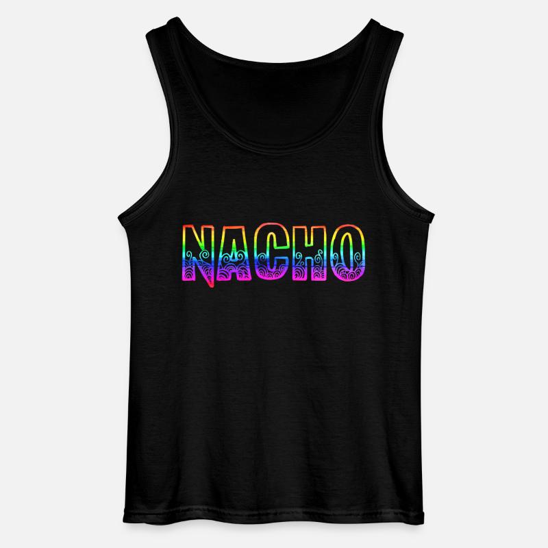 nacho rs regenbogen - Gildan Männer Tank Top - Schwarz