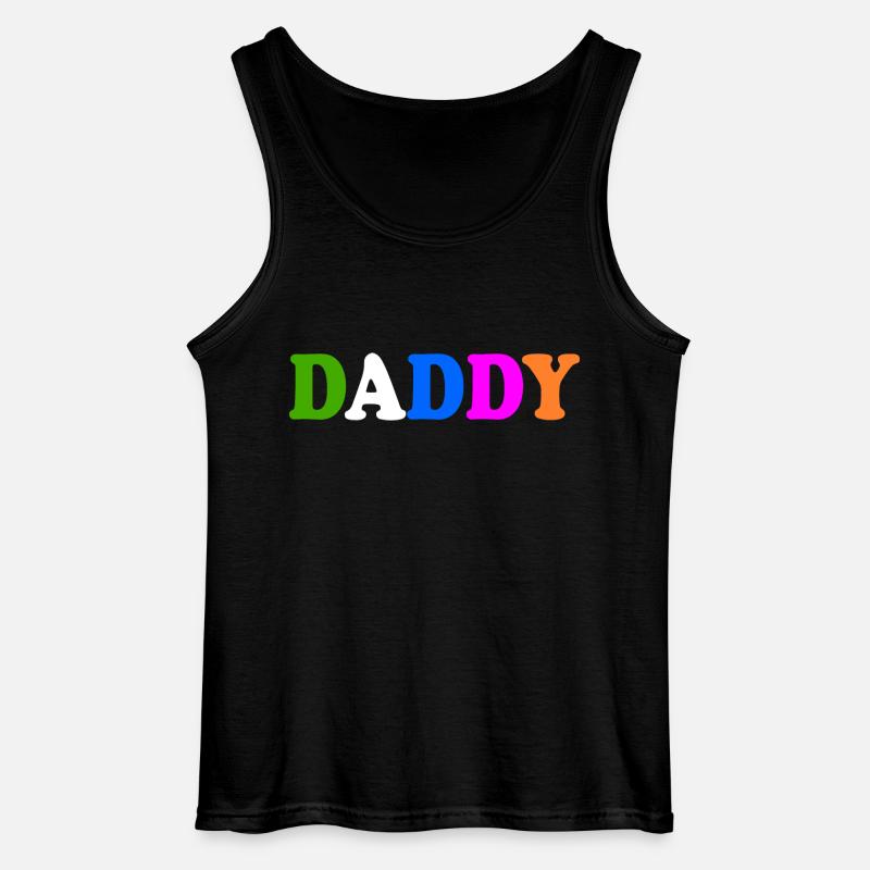 Daddy - Gildan Männer Tank Top - Schwarz