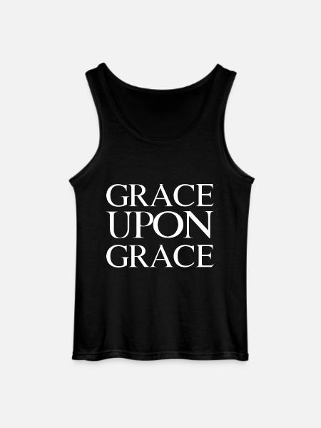 Grâce sur grâce - Débardeur Gildan Homme - noir