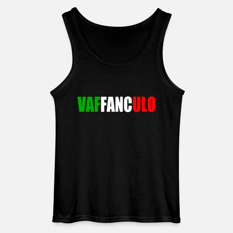 Vaffanculo - Gildan Männer Tank Top - Schwarz