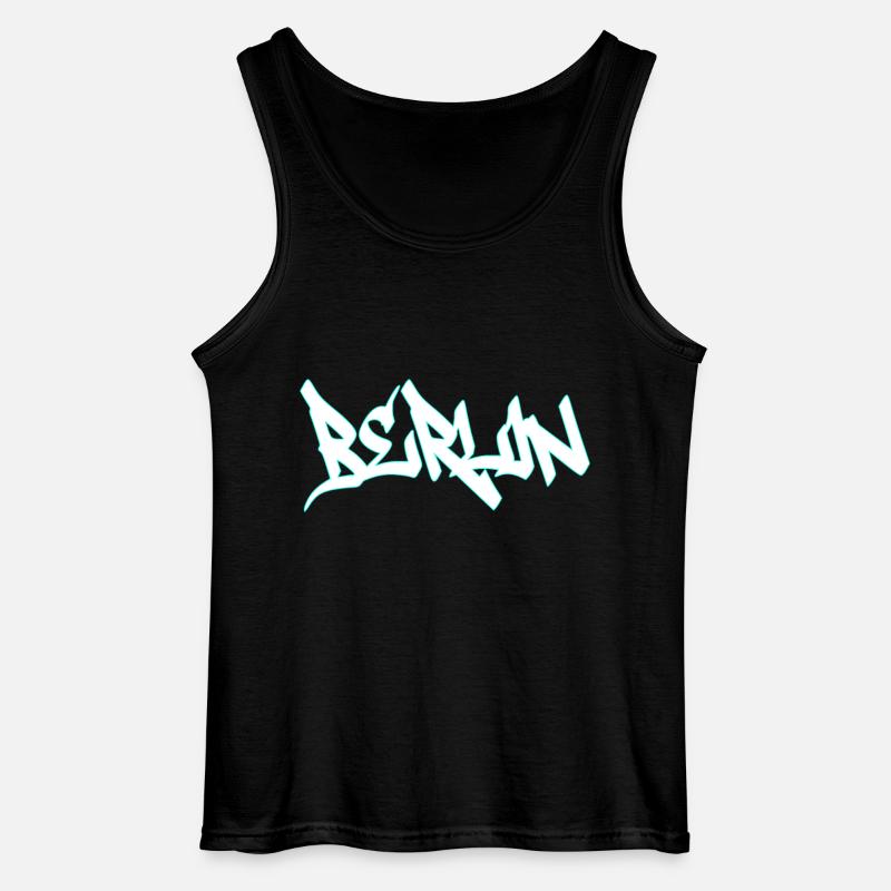 Berlin - Gildan Männer Tank Top - Schwarz