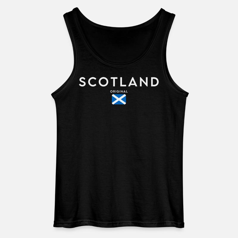 Drapeau de l’Ecosse, fierté écossaise - Débardeur Gildan Homme - noir