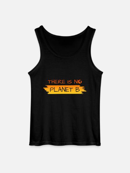 there is no planet b - Gildan Männer Tank Top - Schwarz