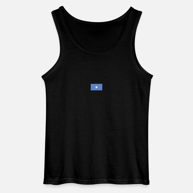 Somalia Flagge - Gildan Männer Tank Top - Schwarz
