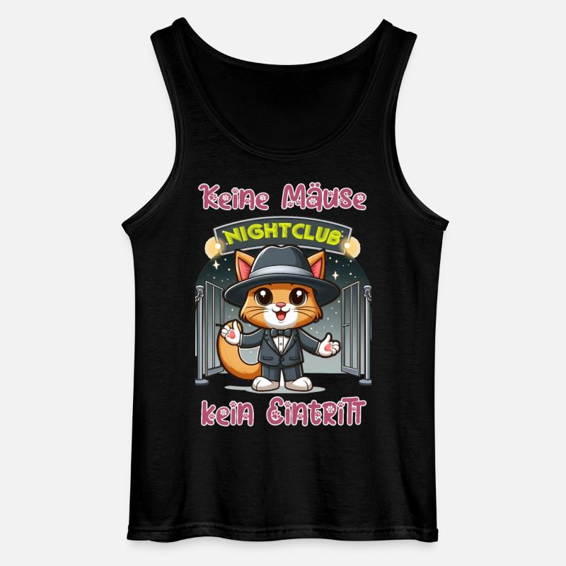 Keine Mäuse (Geld) - kein Eintritt - Gildan Männer Tank Top - Schwarz