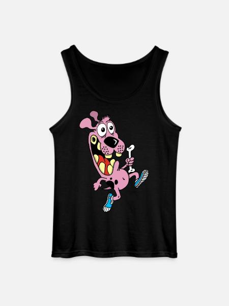 Relay race for a pink dog - Gildan Men’s Tank Top - black