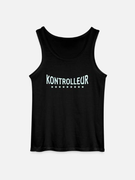 Controller + Dein Text - Gildan Men’s Tank Top - black