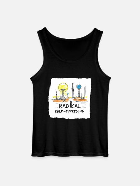 Radikale Selbstdarstellung - Gildan Männer Tank Top - Schwarz