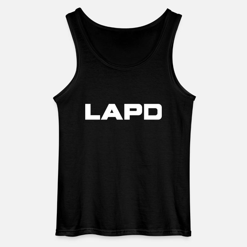 LAPD - Gildan Männer Tank Top - Schwarz
