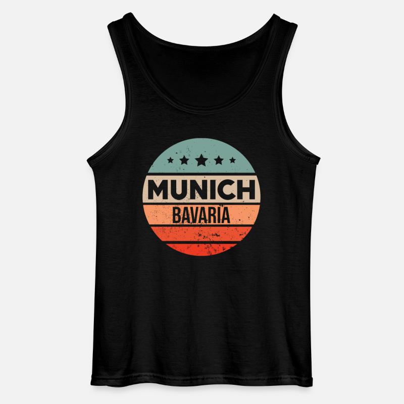 München - Gildan Männer Tank Top - Schwarz