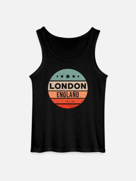 London - Gildan Men’s Tank Top - black