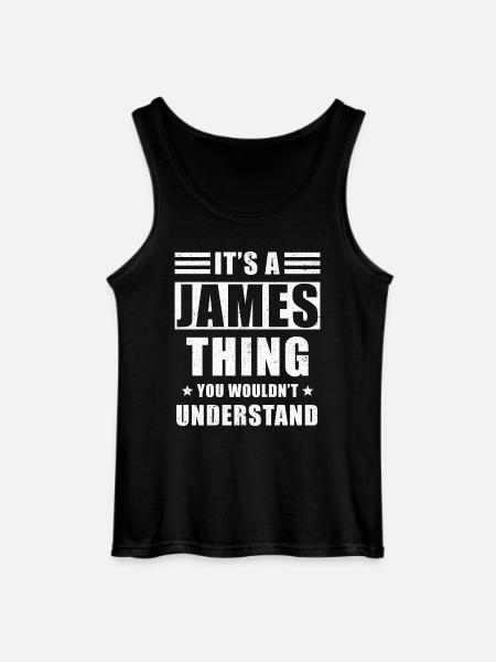 James Geschenk - Gildan Männer Tank Top - Schwarz