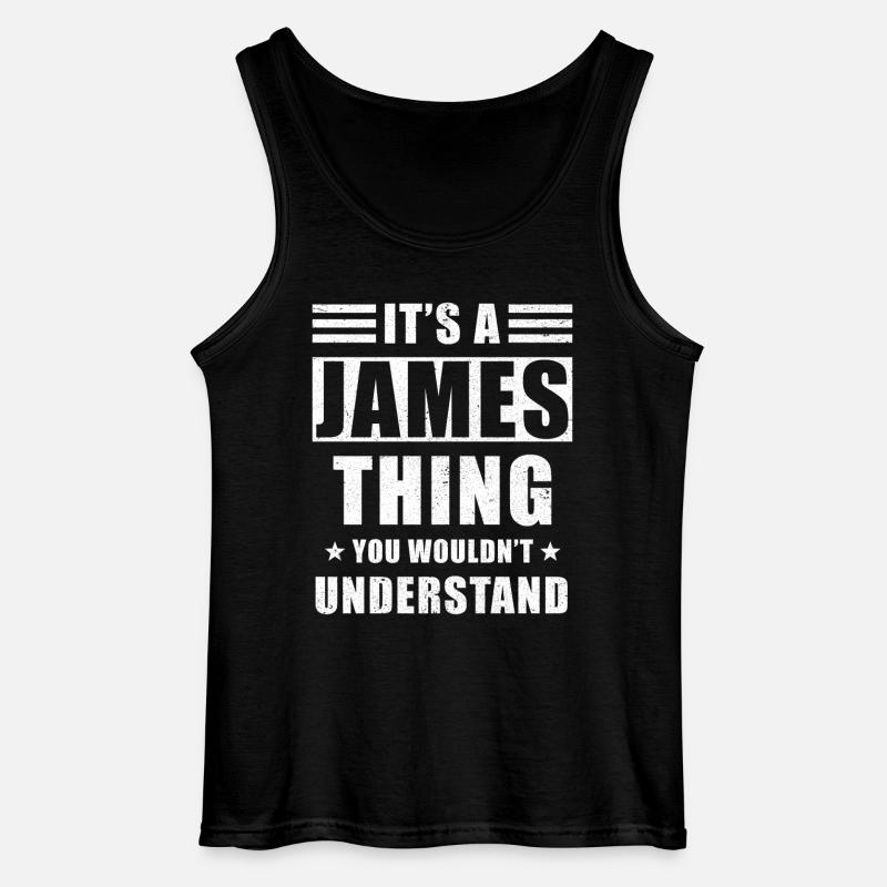 James Geschenk - Gildan Männer Tank Top - Schwarz
