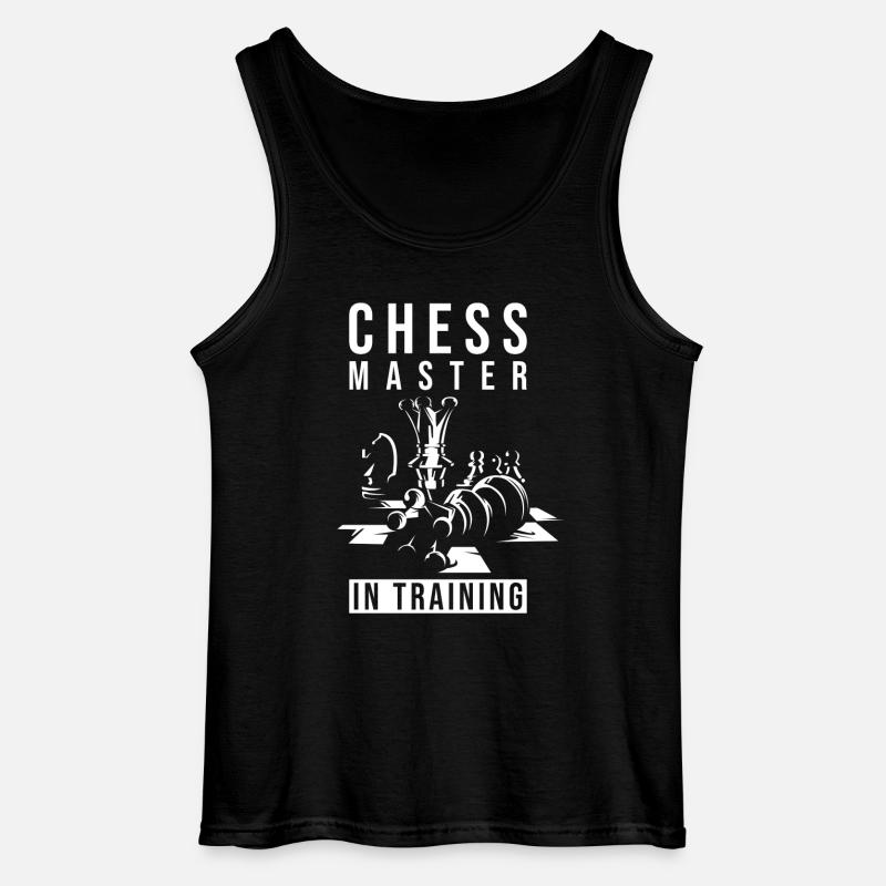 Chess Master Chess Gift - Gildan Men’s Tank Top - black