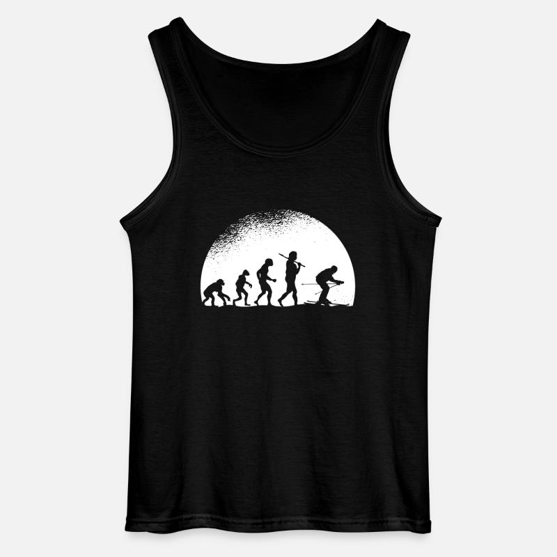 Evolution Ski - Gildan Men’s Tank Top - black