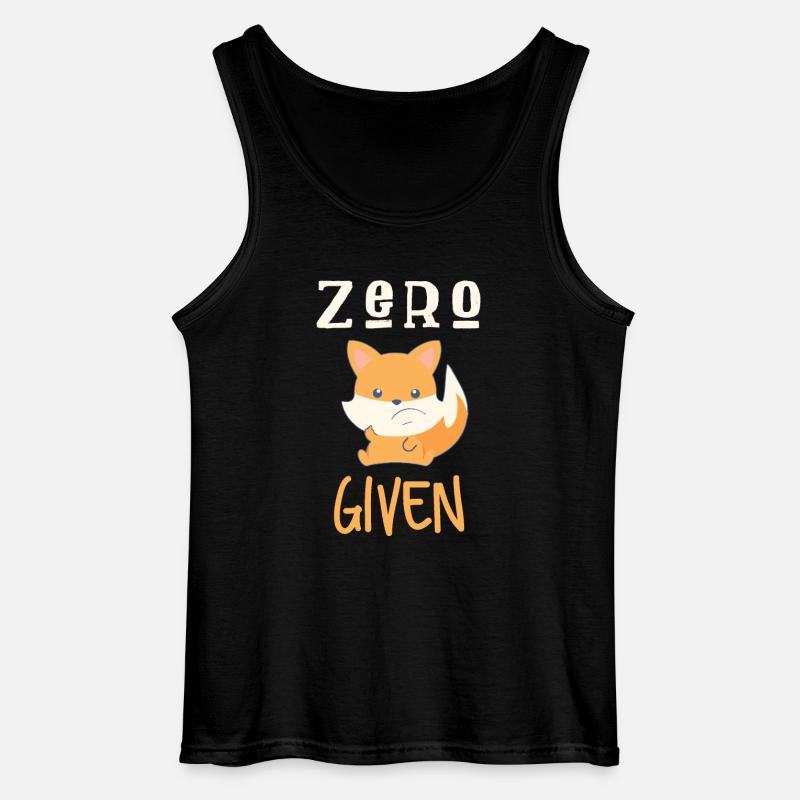 Zero Fox Given - Gildan Men’s Tank Top - black