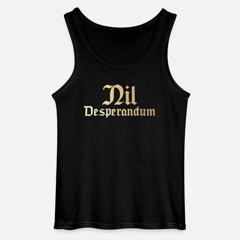Nil Desperandum - Gildan Männer Tank Top - Schwarz
