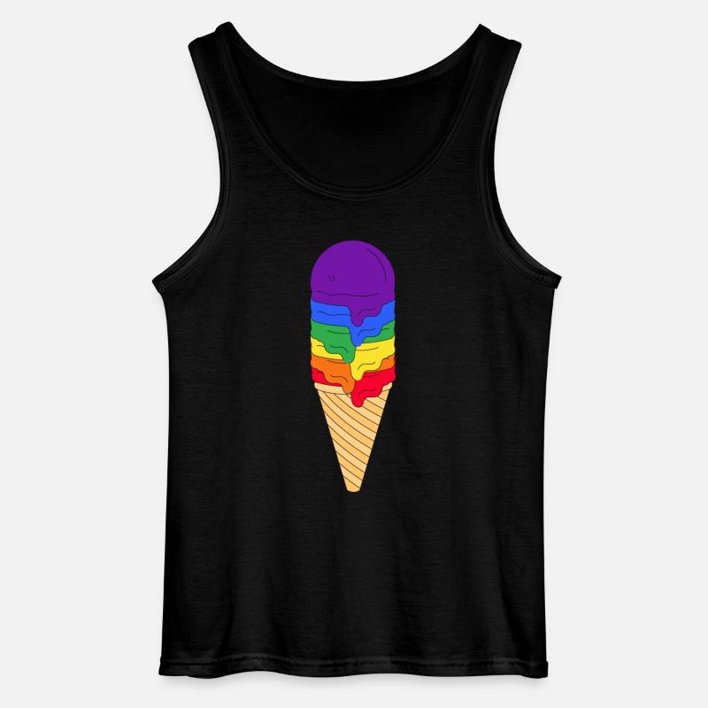 LGBTQ Eis - Gildan Männer Tank Top - Schwarz
