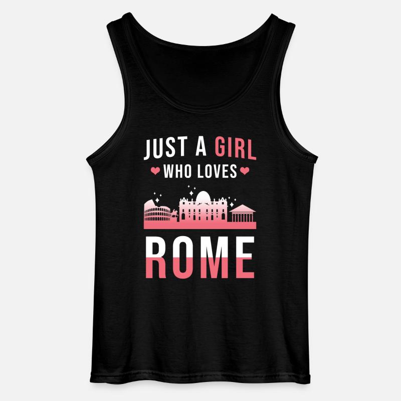 Rom - Gildan Männer Tank Top - Schwarz
