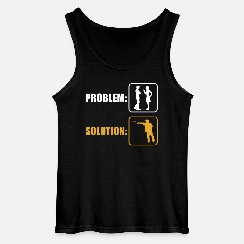 Dart - Gildan Männer Tank Top - Schwarz