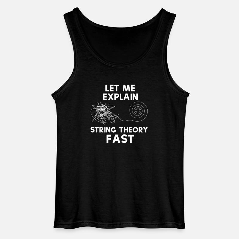 String Theory - Gildan Men’s Tank Top - black