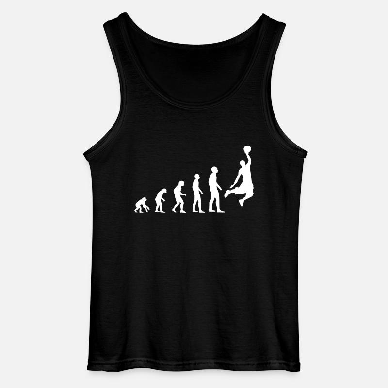 Evolution du basket - Débardeur Gildan Homme - noir