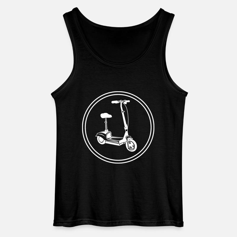 E-scooter Icon E Scooter - Gildan Men’s Tank Top - black