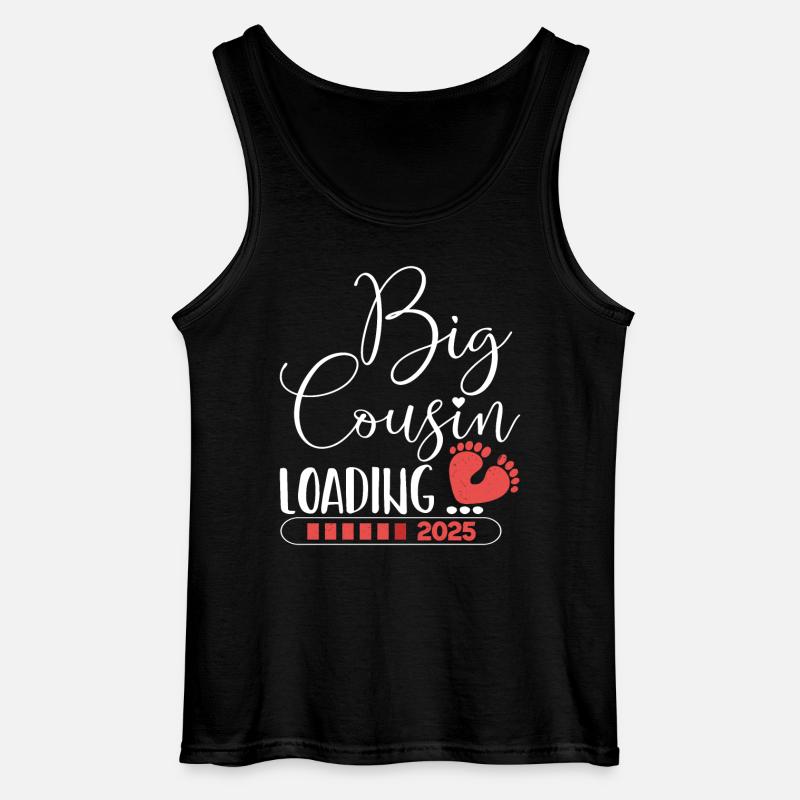 Big cousin loading 2025 - Gildan Men’s Tank Top - black
