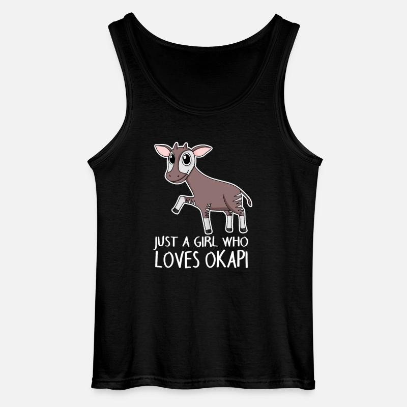Okapi - Gildan Männer Tank Top - Schwarz