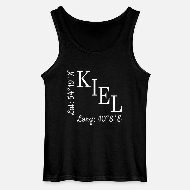 Kiel - Gildan Männer Tank Top - Schwarz
