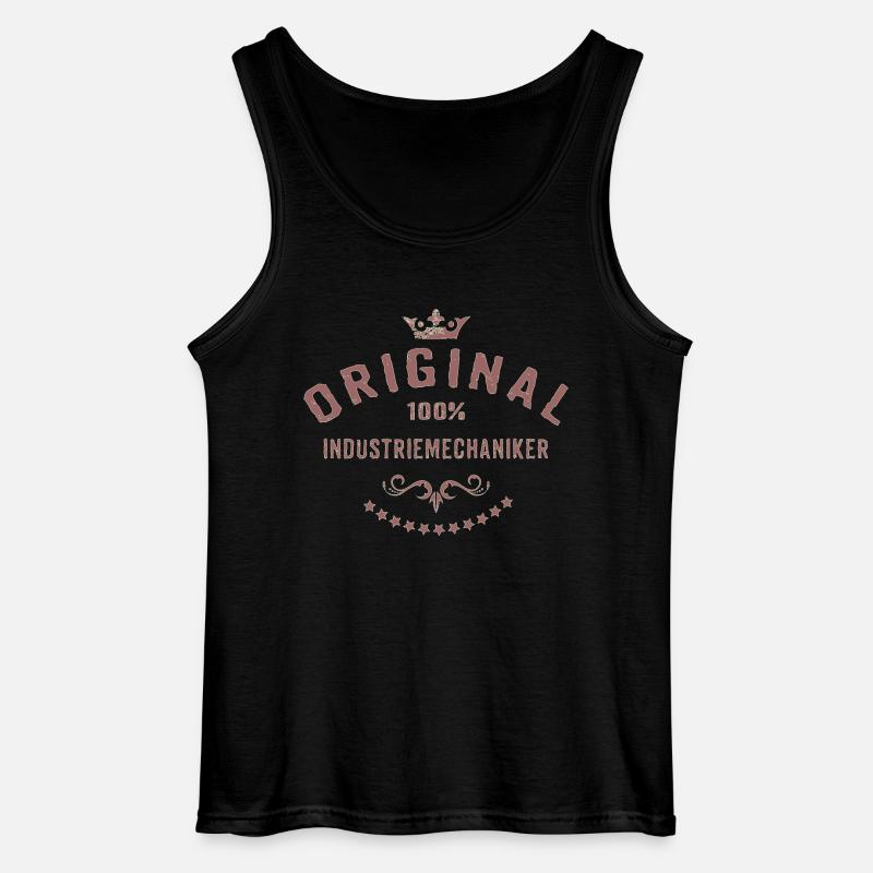 Original 100 Prozent Industriemechaniker - - Gildan Männer Tank Top - Schwarz