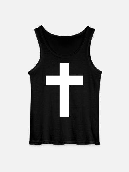 Cross - Jesus - Gildan Men’s Tank Top - black