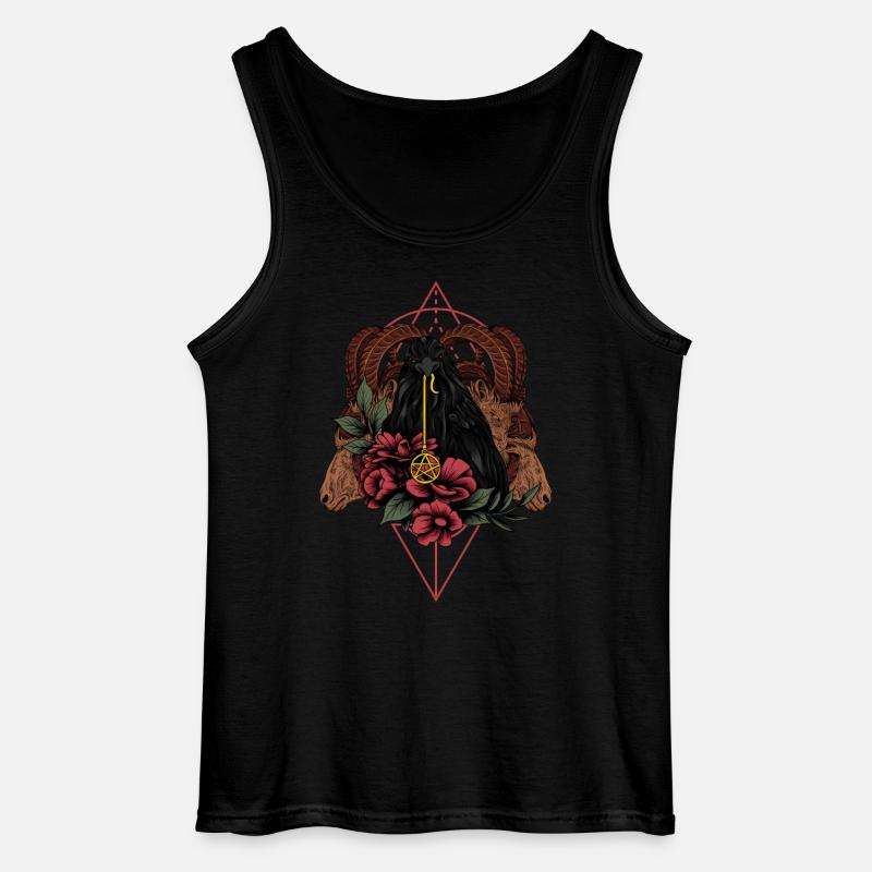 Rabe Krähe des Todes - Gildan Männer Tank Top - Schwarz