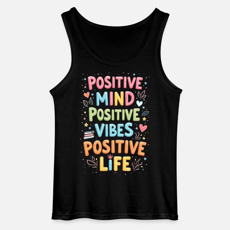 positivitet - Gildan singlet for menn - svart
