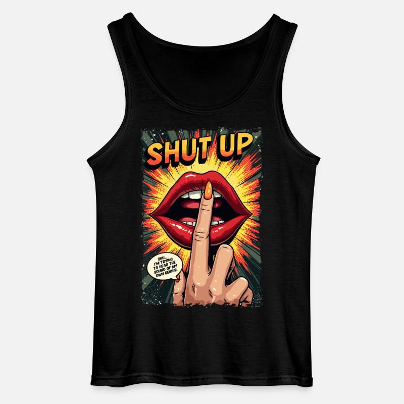 Mein eigenes Genie - Gildan Männer Tank Top - Schwarz